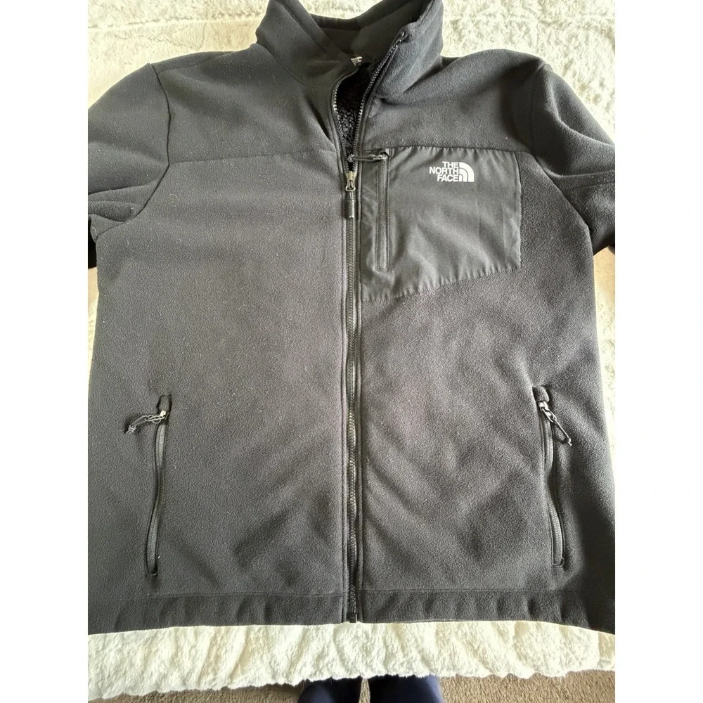 The North‎ Face Full-Zip Lightweight Fleece Jacket Black Men's Size XLarge